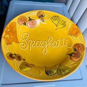 1972 Los Angeles Pottery Vintage Large Spaghetti Serving Bowl
